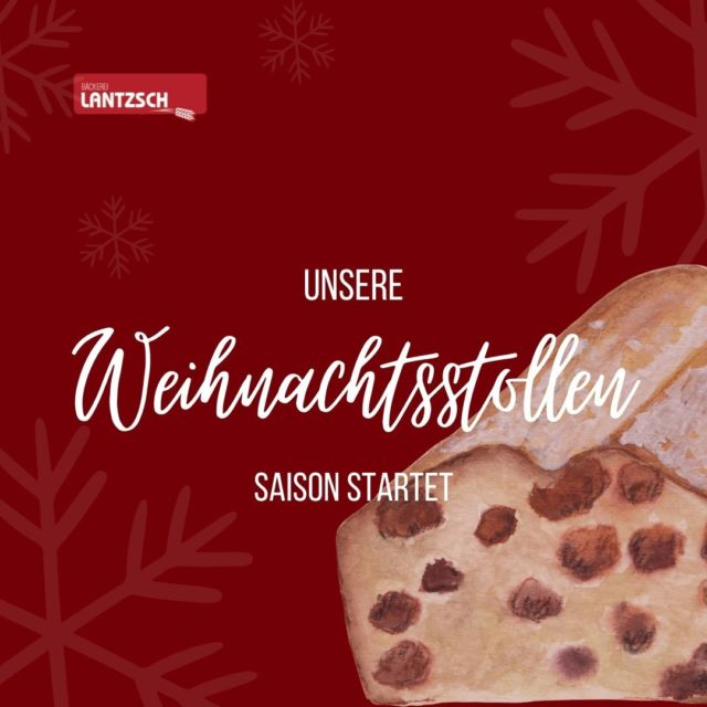 ✨ Die Stollenzeit beginnt! ✨

Es ist soweit – die Weihnachtsvorfreude duftet schon durch unsere Backstube! 🎄 Wir haben mit der Stollenproduktion begonnen, und ab sofort sind unsere frisch gebackenen Stollen für euch erhältlich. Jeder Stollen wird mit Sorgfalt und nach bewährtem Rezept gebacken, um euch die Adventszeit zu versüßen.

Kommt vorbei und holt euch ein Stück Weihnachtsgenuss nach Hause! 🎅🏼❤️